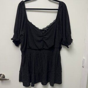 Torrid | Black Blouse 115